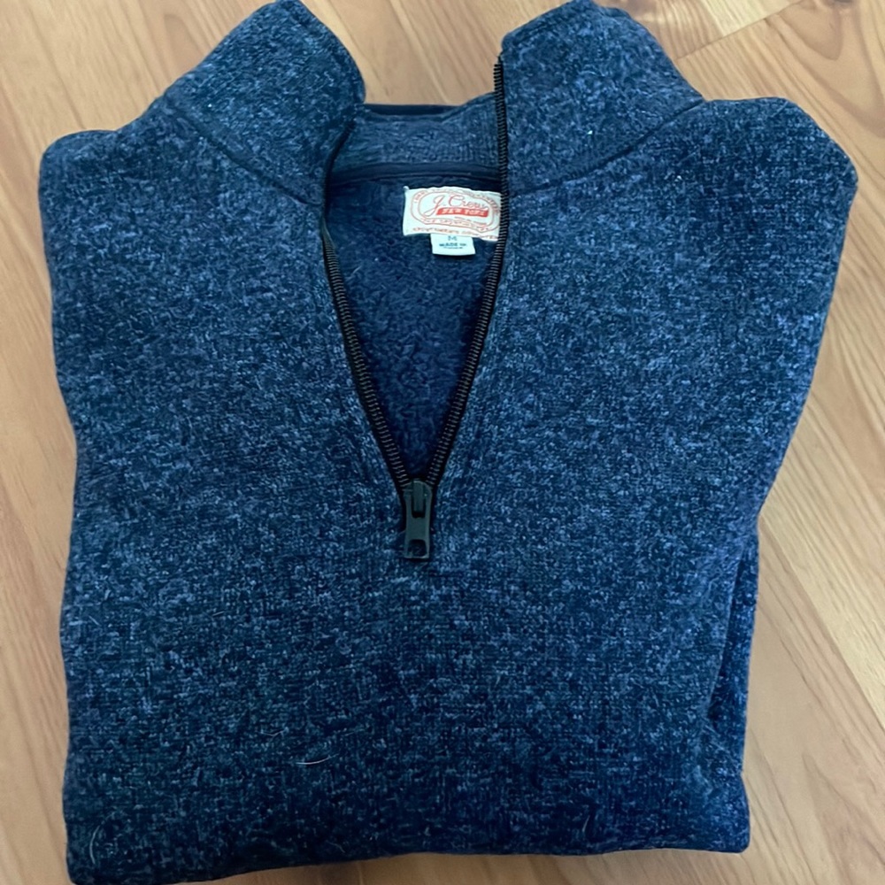 Mens 1/4 zip pull over